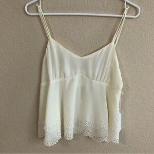 Double Zero Tank Top Scalloped Bottom
Boho NWT